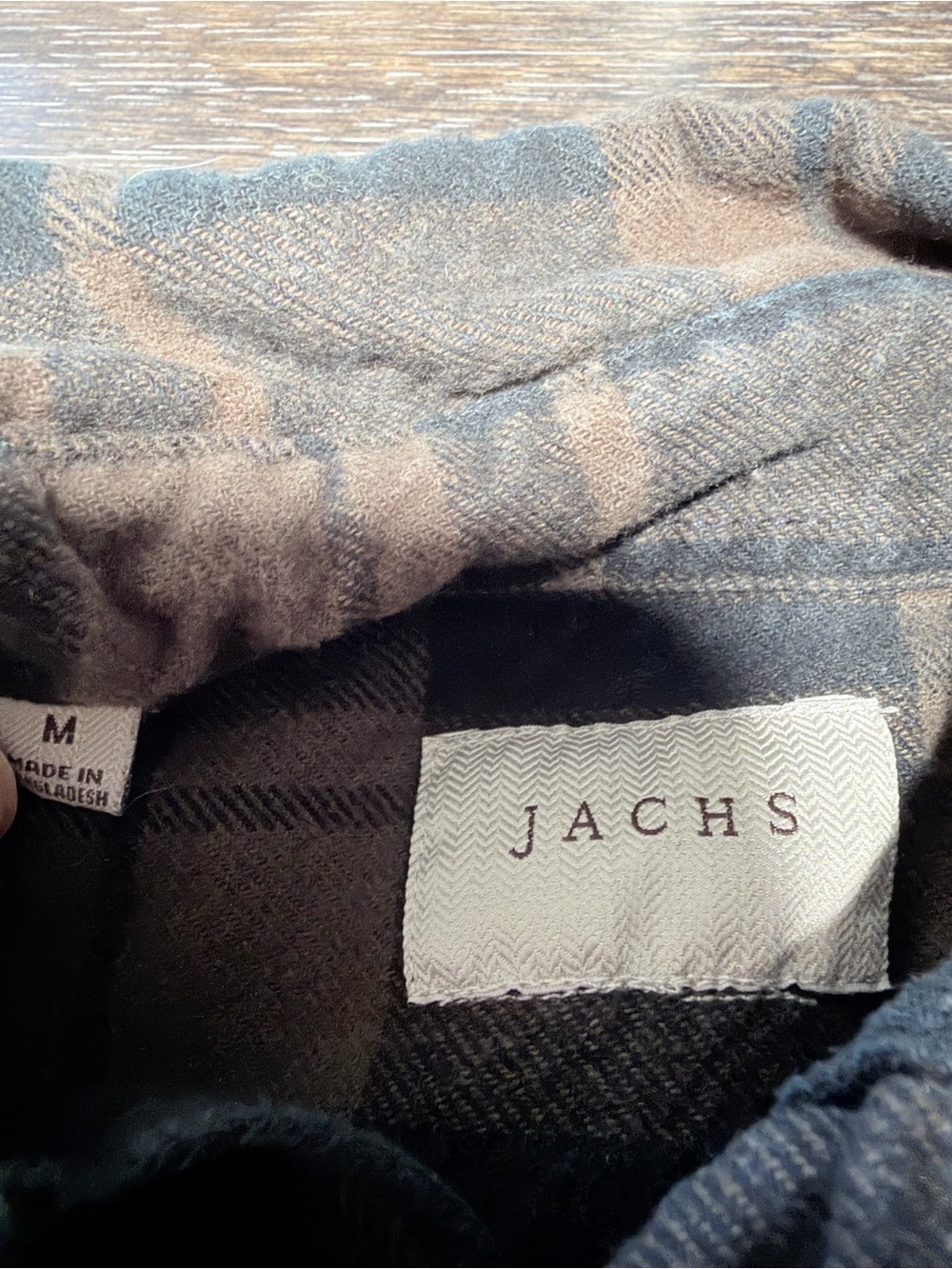 Jachs men’s heavyweight flannel size medium brown and black - Picture 3 of 3